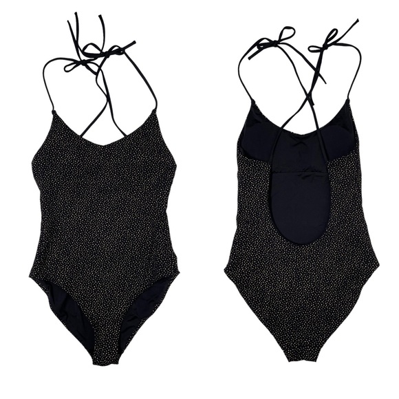 Onia | Ginny One Piece in Black/Gold Small - Picture 1 of 5